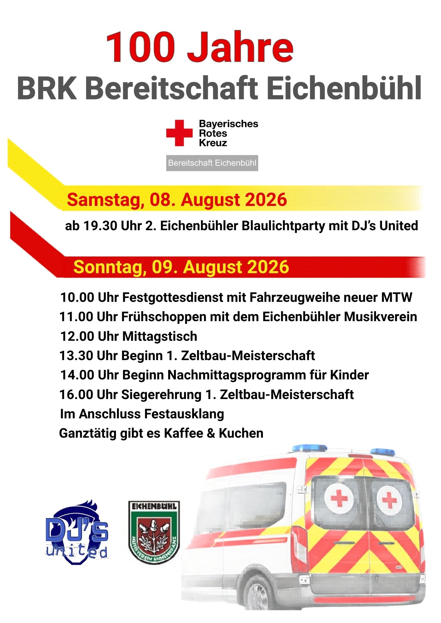 100-Jahr-Fest BRK Bereitschaft Eichenbühl
